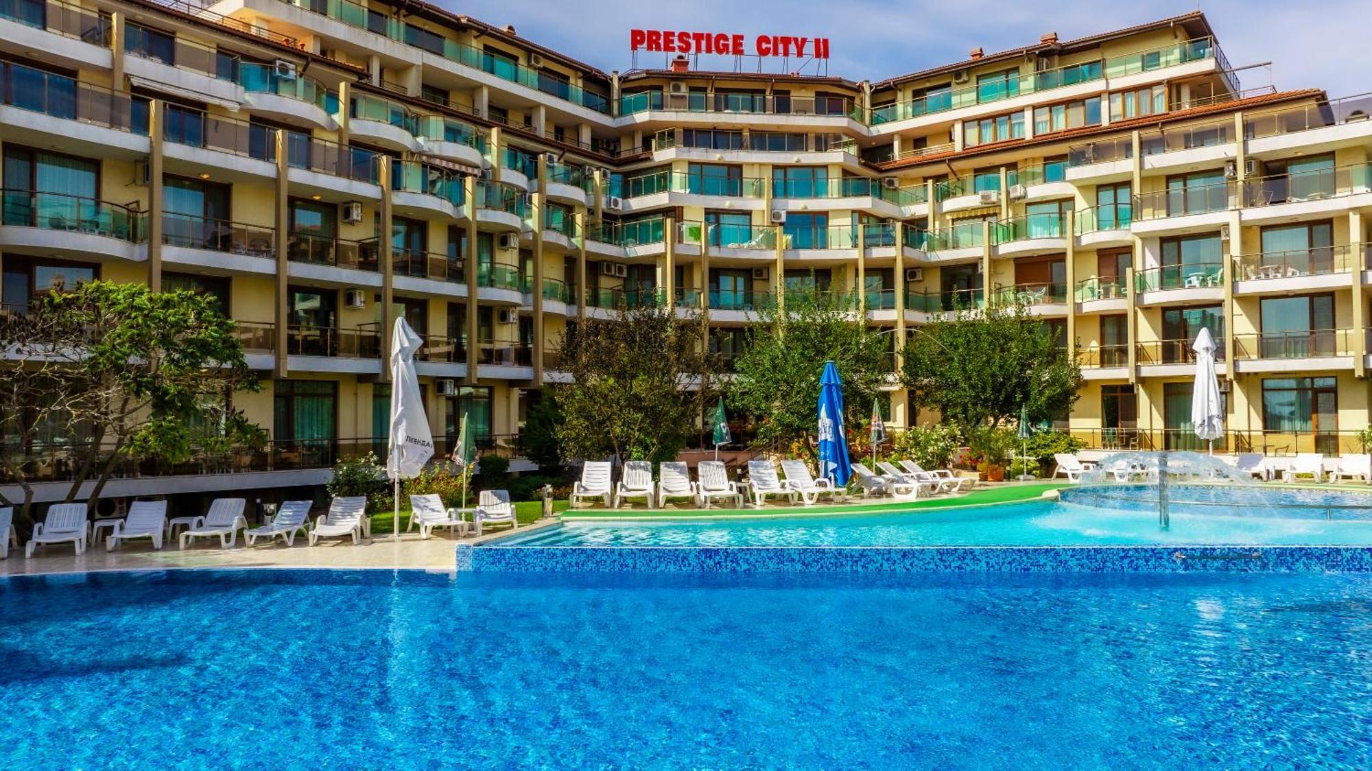 Aparthotel Hotel Prestige City II Primorsko Exteriér fotografie