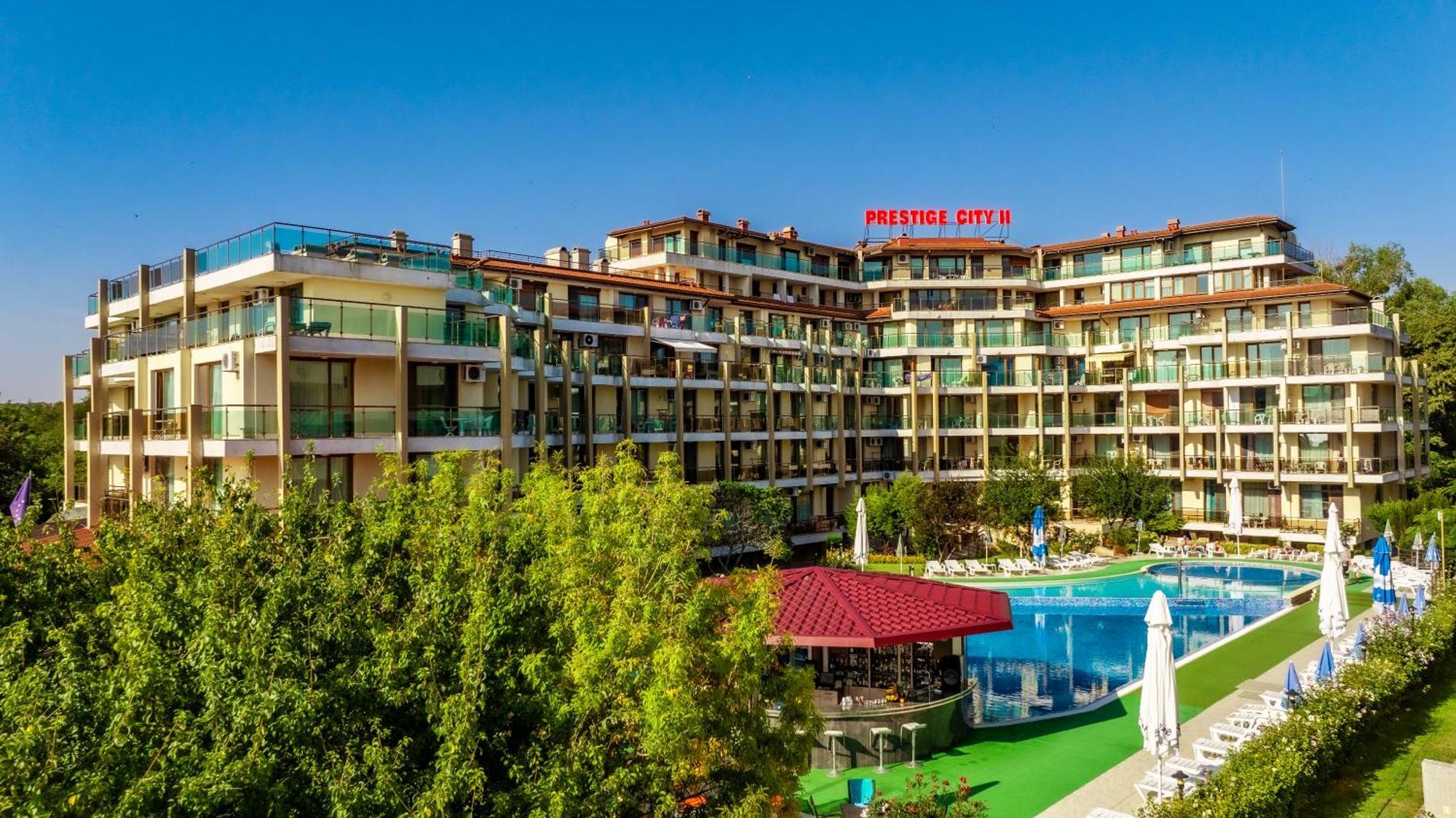 Aparthotel Hotel Prestige City II Primorsko Exteriér fotografie