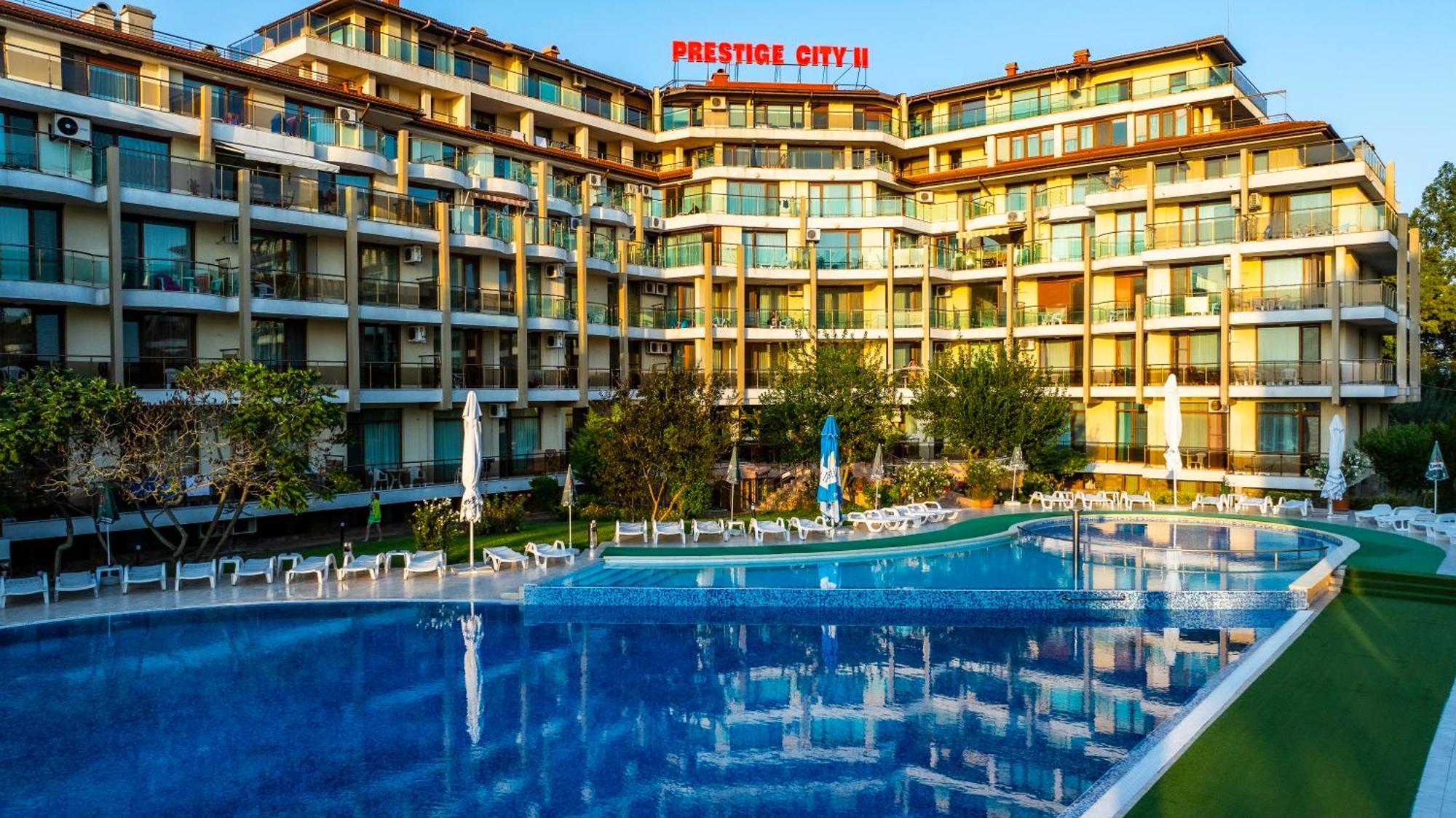 Aparthotel Hotel Prestige City II Primorsko Exteriér fotografie